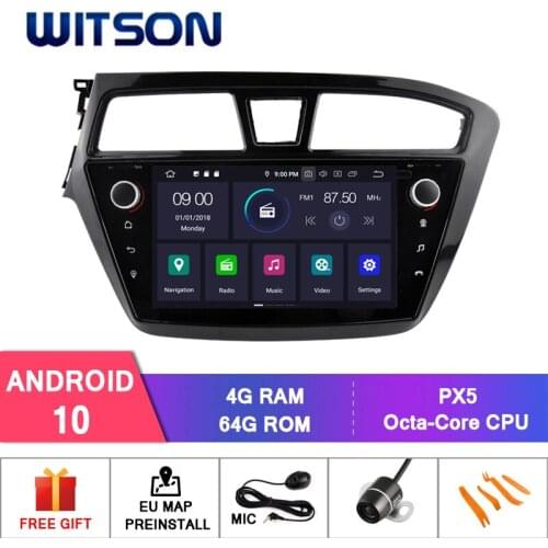 WITSON Android 10.0 IPS HD Screen for HYUNDAI I20 2015 CAR DVD GPS STEREO 4GB RAM+64GB FLASH 8 Octa Core+DVR/WIFI+DSP+DAB+OBD