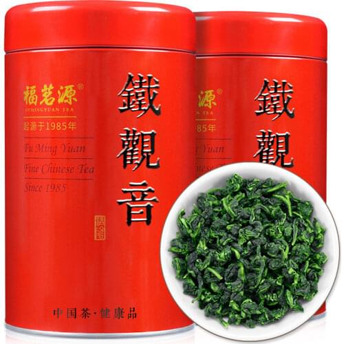 High Quality Anxi Tieguanyin Oolong Tea , Fragrant Autumn Orchid Flower Gift Box , Canned 125g