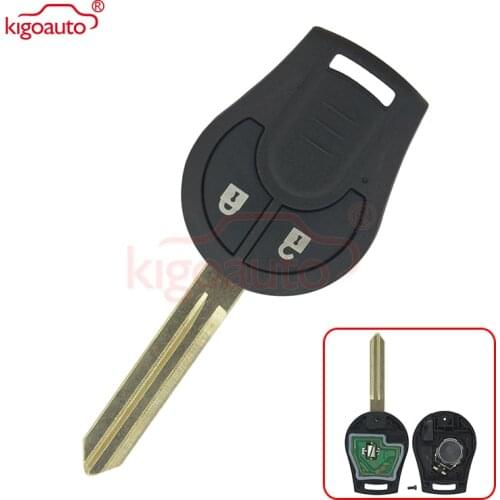 CWTWB1U761 Remote key 2 button 434Mhz with ID46 chip for Nissan Micra Juke Note kigoauto