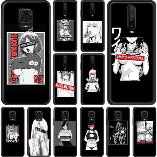 Hentai Anime Girl Phone Cases For Redmi Note 7 8 8T 9 Case Soft Silicon Cover For Redmi 8 8A 9 9A 9C Note 9S 10 Pro Shell Fundas