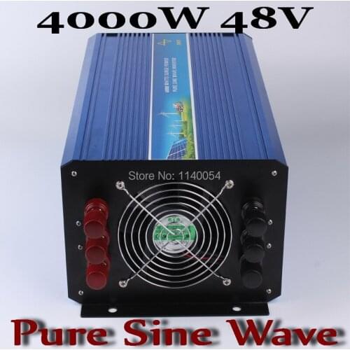 4000w 48v inverter,dc ac pure sine wave inverter 4000W,48V DC to AC100/110/120V or 220/230/240V Solar Wind Power Inverter 4000W