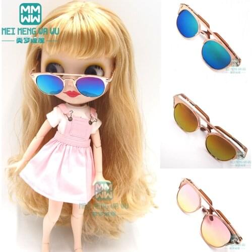 1/6 blyth Azone doll clothes Accessories fashion sunglasses gold, brown, blue, red