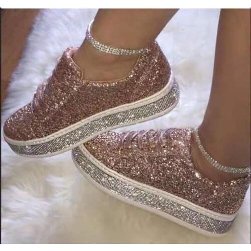 Spring Shoes Women Crystal Slip on Flat Loafers Zipper Embossed Leather Ladies Glitter Vogue Female Luxury Designers Shoes er