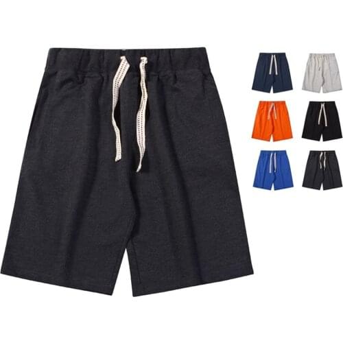 Mens summer cotton casual pants 5 points pants fashion trend wild 6 color beach pants loose comfortable mid-rise sports shorts