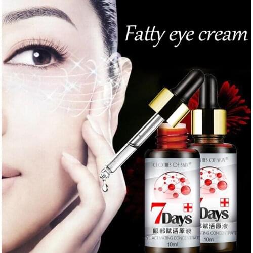 Natural Eye Serum Cream 7 Days Remove Dark Circle Bags Eyes Appearance And The Under Improve Skin Particles Prevent Fat Imp U1S9