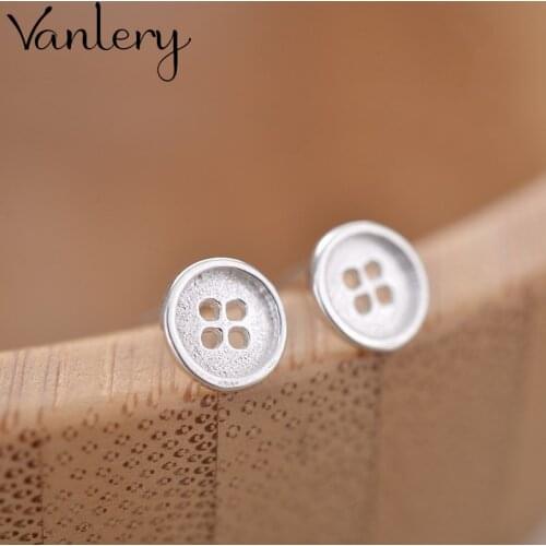 New Arrivals Korean Style Buttons Round Earrings For Women Lady Bridal Earrings Girls Gifts Pendientes Brincos 2021