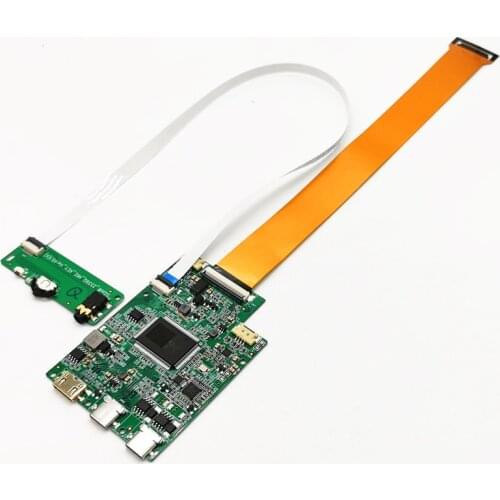 EDP LCD driver board Type-C one line pass 40 pin eDP for 14" NV140FHM-T00 1920x1080 touch LCD panel controller board DIY kits