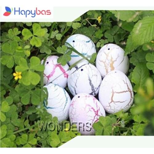 Wholesale Growing Dinosaur egg Colorful hatching Dinosaur egg Easter egg 3x2cm 48pcs/lot