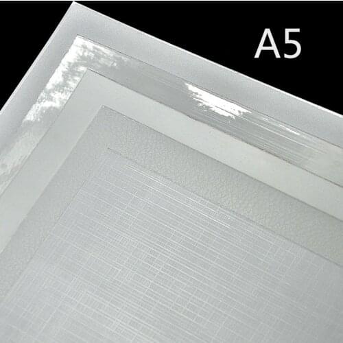 A5 size pvc self adhesive cold lamination film/ sparkle laminating film