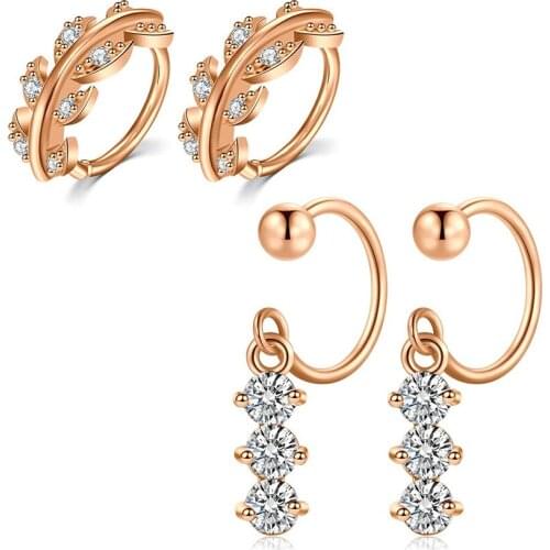 JFORYOU 18 Gauge Helix Cartilage Tragus Earrings Hoope Surgical Steel Daith Earrings Piercing Jewelry Heart CZ Small Earring