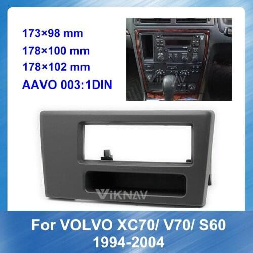 Car Radio Stereo Fitting installation Fascia for Volvo XC70 V70 S60 1994-2004 Frame Stereo Frame Fascias Panel Facial DVD CD