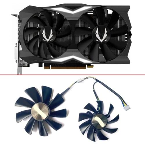 NEW 87MM GA92S2H 100MM GAA8S2U 4PIN GPU Video Card Fan For ZOTAC GAMING GeForce RTX2070 RTX 2070 OC Mini Video Card Cooling Fans