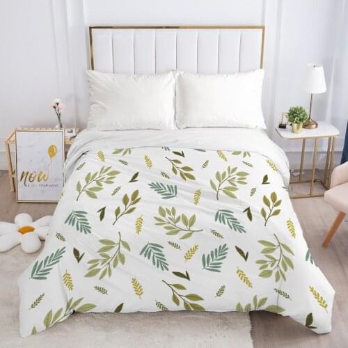 1pc Luxury Duvet cover Nordic Bedding Quilt/Comfortable/Blanket Case Single Double Queen King 140x200 220x240 Fallen leaves