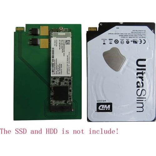 1pc SATA Express to NGFF M.2 adapter Cards expresscard PCBA for UltraSlim Hard Disk SSD WD5000M22K WD5000M21K