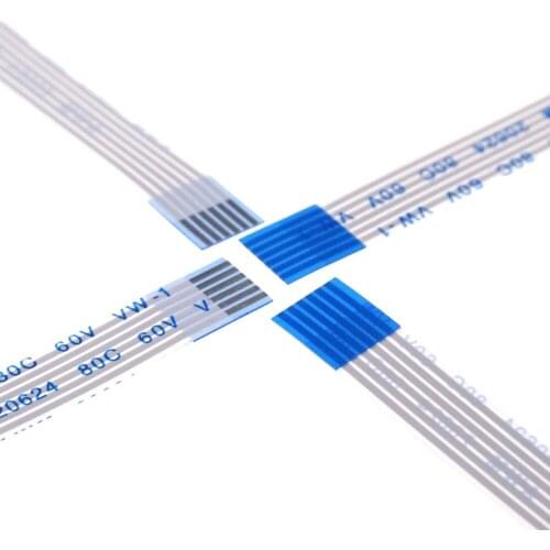 1000pcs Flat Flexible Cable FFC FFC Jumper 6 PIN 1.0 mm pitch Reverse contact Side Type B Opposite Length 50 to 2000 mm to order