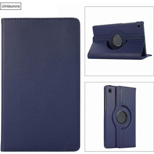 360 Rotating Case for Samsung Galaxy Tab A7 Lite 8.7 T220 T225 SM-T220 SM-T225 2021 PU Leather Case Folding Stand Smart Cover