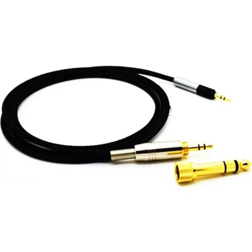 6.35/ 3.5 to 2.5 DJ Cable Replacement Audio Cable for technica ATH-M50x M50X ATH-M40x ATH-M70x headphone Coiled Repair DJ Cable