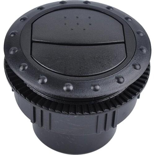 60mm ABS Car RV ATV A/C Vent Air Outlet Rotating Interior Round Ceiling Air Conditioning Ventilation Outlet Interior Round