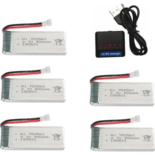 3.7V 900mah lipo Battery + Charger Set For Syma X5 X5C X5SC X5SW M68 Rc Quadcopter drone Spare Parts 3.7v rechargeable battery