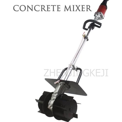 Cement Concrete Blender 2400W High Power Equipment Home Lime Sand Paving Sand Small Electric Mortar Mix Ash Building Stir Tools