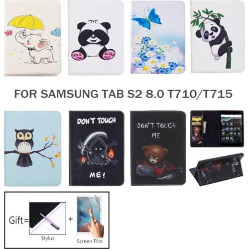 For Samsung Galaxy Tab S2 8.0 T710 T715 T719 SM-T715 PU Leather Case Cover For Fundas Samsung Tab S2 8.0 Tablet Shell Capa Funda