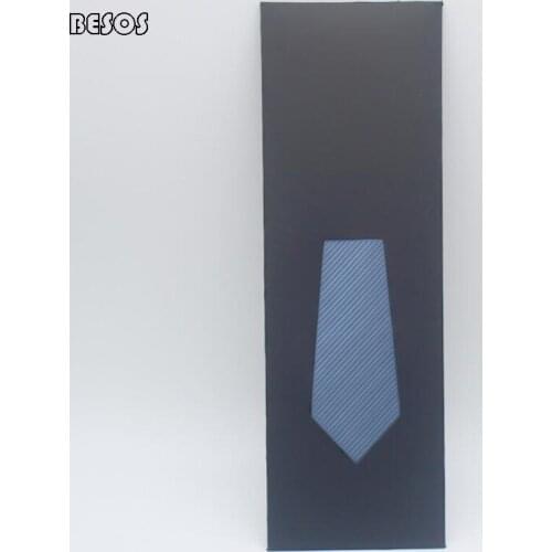 Tie Envelope Gift Box Hollow Cardboard Solid Color Envelope Celebration Party Necktie Silk Scarves Wrapped Paper Gift Box B298D