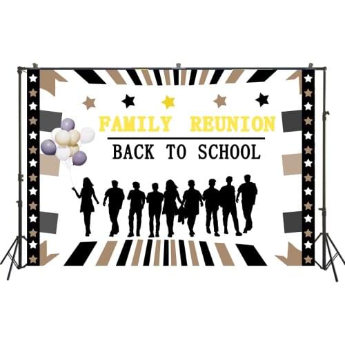 HUAYI Photography Backdrop Child Photo Background Graduation Season Back to School Party Decor Photobooth Backdrop W-3331