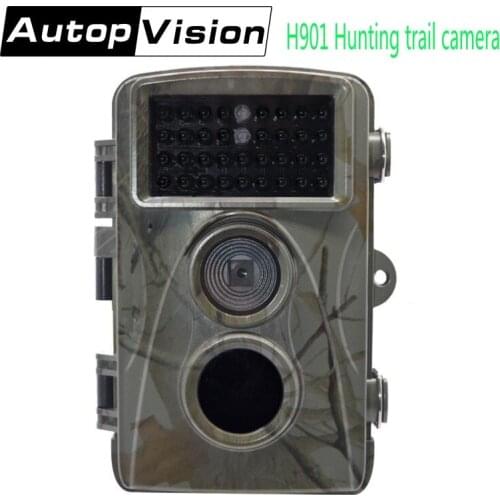 H901 Hunting Trail Camera 0.2S Trigger Time Digital Scouting Hunting Camera 12MP Night Vision Infrared Waterproof Trail Cameras
