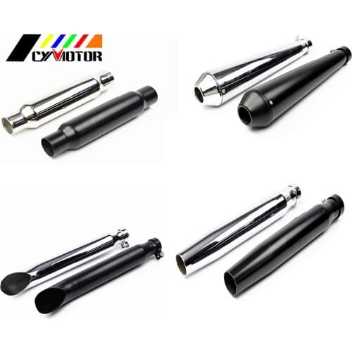 Motorcycle Retro Exhaust Pipe Antiqued Vintage Scooter Various Calibres For Harley Davidson CBR CBR125 CBR250