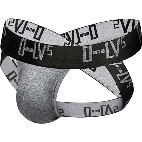 Cross Strap Men Underwear Low Waist Men Thong Cotton Sexy Gay Jockstrap Cotton Male Panties Cueca Tanga Hombre