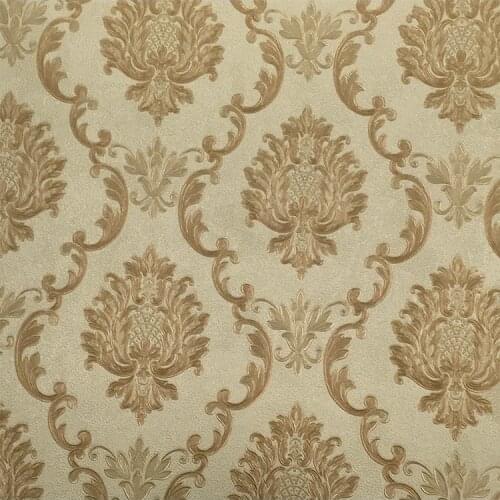 Blue Damascus wallpaper Wall papers home Decor barbershop wallpapers for you room 3d wallpaper luxury Home Decor