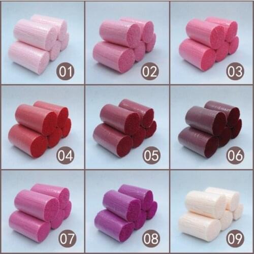 Oneroom Acrylic Yarn Thread Floss for Latch Hook Rug Canvas Fabric, 6cm length, 41 colors any about 200pcs/bunch, 10 bunches 7