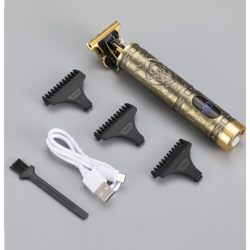 Professional Clipper For Men Electric Hair Trimmer Rechargeable Proffessional Barber Clippers Cordless T9 Hair Cllipper Machine