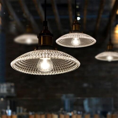 Industrial Loft Lamp Edison Vintage Pendant Light LED Glass HangLamp Dining Room Lights Fixtures Deco Home Pendant Lighting