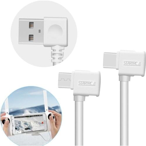 Remote Controller 15CM Data Connected Cable Line Wire to Mobile phone Tablet Type-C Micro USB Connector For FIMI X8SE 2020 X8 SE