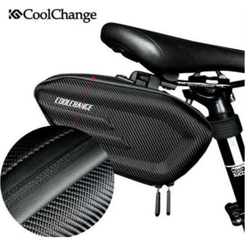 CoolChange MTB Bike Rear Bag Reflective Cycling Rear Seat Tail Bicycle Saddle Bag Waterproof Large Bag Bike Accessories