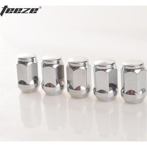 TEEZE - (20PC/Pack) Tire Accessories 35Crmo Aluminum Alloy Wheel Nut Caps M12x1.5 M14x1.5 for W211 W212 W213 W218