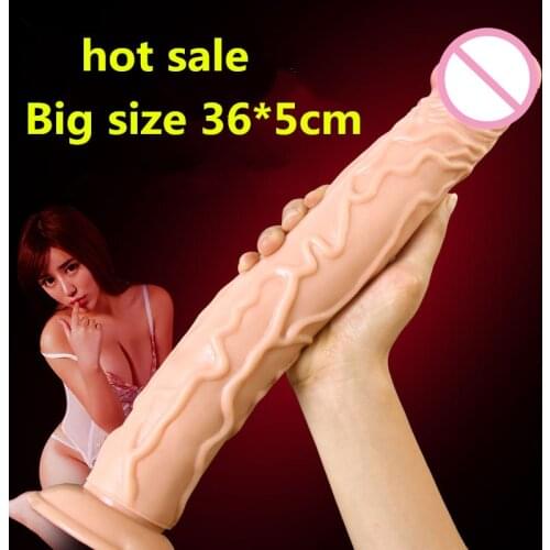 Thick and long irritating fake big dildo reaches the womans vagina, G spot makes the woman climax continuously