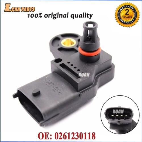 HIGH QUALITY Manifold Pressure MAP Sensor 0261230118 For MITSUBISHI CEDIA GALANT MIRAGE COLT LANCER SMART FORFOUR 1.1 1.3 1.5