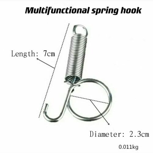 High quality Rabbit Cage Door Lock Spring Animal Farm Accessories Rabbit Cage Fitting Quail Pet Cage Door Spring Latches