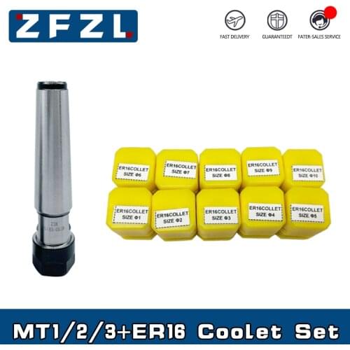 1PC MT1 MT2 MT3 Morse Taper ER16 1-10MM Collet Set Chuck Holder,CNC Machine Tools Holder Clamp
