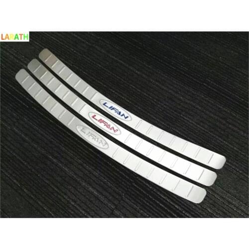 For Lifan Marvell 2016 2017 Car styling Trunk protection Rear Bumper protector trunk bumper trim cover protector