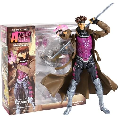 Revoltech NO.012 Gambit Remy Etienne LeBeau PVC Action Figure Collectible Model Toy