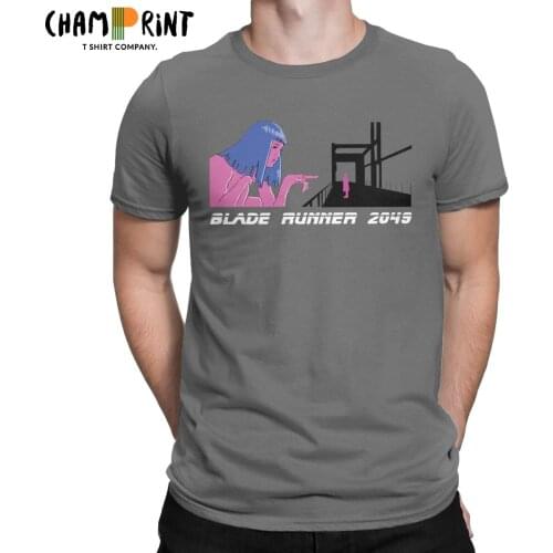 Casual Joi Runner Blade Runner 2049 T-Shirts Men Round Collar 100% Cotton T Shirt Vaporwave Short Sleeve Tees Gift Idea Tops