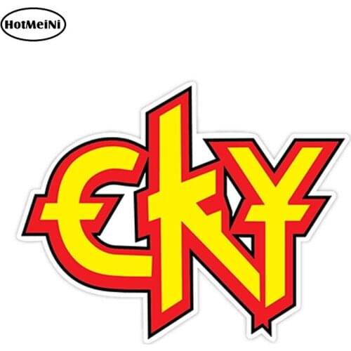 HotMeiNi 13cm x 10cm CKY Camp Kill Yourself Sticker Decal Funny Car Reflective Decal Car Stickers Car Styling