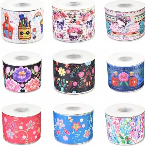 HSDCraft 22MM 25MM 38MM 50MM 75mm Sport Series HT on Grosgrain Ribbon for diy ribbon