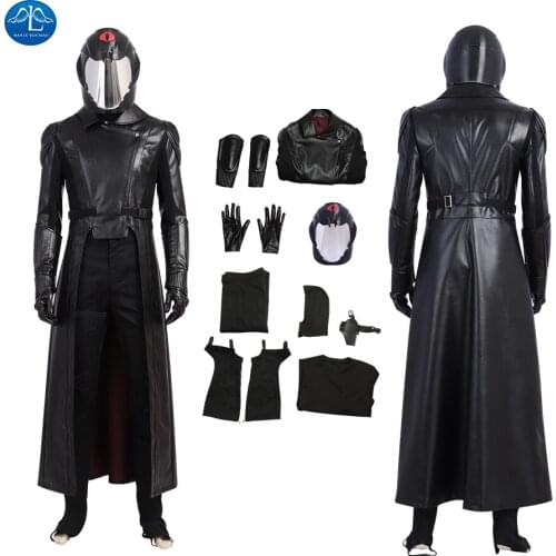 Movie G I Joe The Rise of Cobra Cobra Commander Cosplay Costume Halloween Carnival costumes For Adult Men