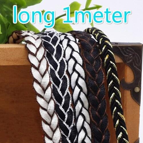 New product selling long 1Meter Braid nylon Trim Ribbon garment The curtain Accessory Decoration HandmadeDIY Material 5 colors