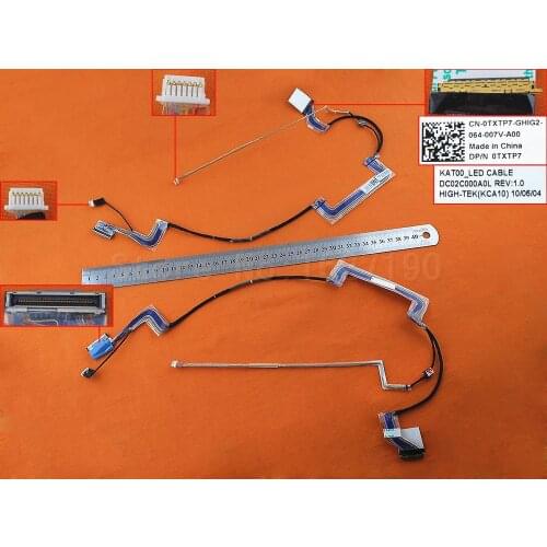 New LCD LED Video Flex Cable For Dell Studio 1745 1747 1749 PN:DC02C000A0L Repair Notebook LCD LVDS CABLE