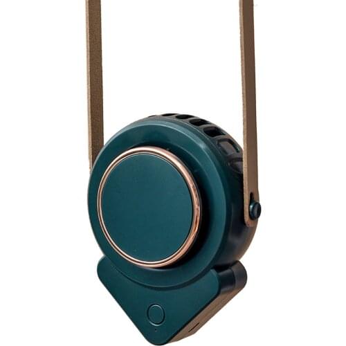 Necklace Fan Mini Bladeless Handheld Fan Portable USB Rechargeable Personal Neck Fan Speed Adjustable For Outdoor Event Office